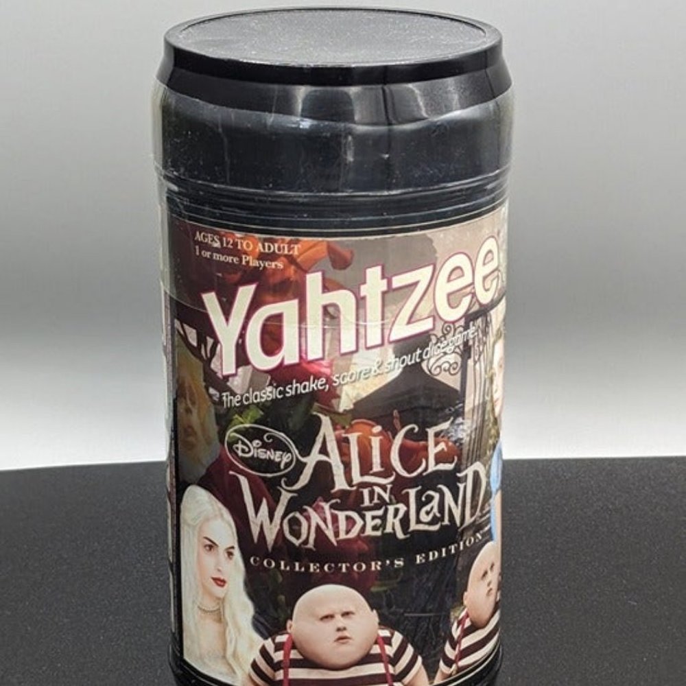 Alice in Wonderland Yahtzee